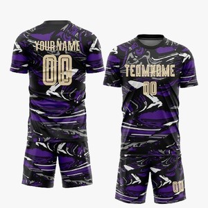 Nouveaux derniers designs personnalisés Kits de maillot pour hommes de haute qualité Ensemble de vêtements de football de club d'équipe Maillot de football de football Ensembles d'uniformes de football - Product Image 5