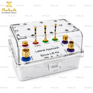 Dental Implant Lateral Approach Sinus Lift Kit Reamers <b>Diamond</b> Coated <b>Drills</b> Set Custom Logo R.A.A.INTERNATIONAL Model RAA-112 - Product Image 5