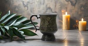 Handmade 100% Pure Brass Beer Stein Unique Tankard Look 18 oz Ice Cold Beer/Moscow Mules for Mugs Gift <b>Cup</b> Design - Product Image 6