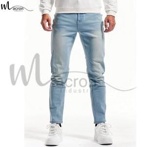 กางเกงผ้ายีนส์ยืดเข้ารูปเนื้อตรงระบายอากาศได้ดีขนาดกลาง - Product Image 4