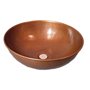 Fregadero de cocina de encimera con acabado antiguo, lavabo de Metal de lujo de nuevo estilo de cobre martillado Premium - Product Image 4