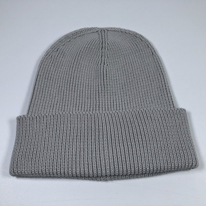 60 colores al por mayor 100% acrílico liso Beanie Cap Keep Warm Custom Cuffed Beanie Knitted Winter Hat para Mujeres Hombres - Product Image 2