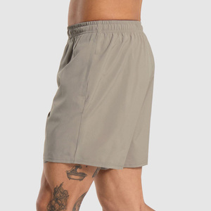 Pantalones cortos de alta calidad con estampado de Color sólido para hombre, pantalones cortos informales para correr en el gimnasio, pantalones cortos calientes para hombre - Product Image 3