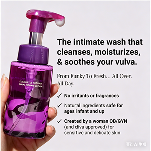Servicio de Etiqueta Privada Personalizada, Lavado Íntimo Femenino con Fórmula de Eucalipto y Ciprés, Equilibrio del PH, Cuidado Diario, <span class=keywords><strong>Espuma</strong></span> Suave para el Cuidado Vaginal - Product Image 2