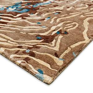 New Arrival Luxury Modern Design Hand Tufted <b>Charcoal</b> Wool Flooring <b>Rugs</b> Plush Pile Height Area <b>Rugs</b> Sets Bulk Exported India - Product Image 2