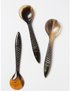 Cuillère à cornes de luxe, très vendue, polie miroir, outil de service décoratif pour la cuisine et la maison, article très vendu - Product Image 6