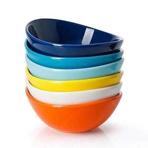 Indian Handicraft <b>Ceramic</b> Carved Eco-Friendly Durable Dishwasher Safe <b>Serving</b> <b>Bowl</b> Set for Party American Style - Product Image 5