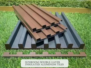 Factory Direct Sales Sunroom Roof With Insulated Aluminum Roof Panels Price Pu Sandwich Wall Panel