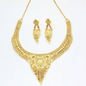 Collar de cobre y latón chapado en oro microformado, joyería de moda, regalo para mujer para bodas - Product Image 2