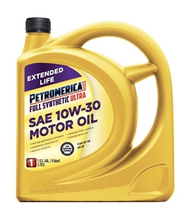 Petromerica Full Synthetic ULTRA Automotive Lubricant Anti-Wear <b>SAE</b> <b>10W</b>-<b>30</b> Motor Oil 3 Pack 5 Quart US Made - Product Image 1