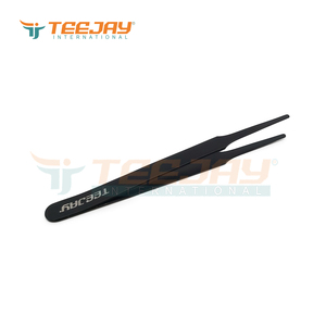 Pinzas de Precisión para Coleccionistas de Sellos, Punta Fina, Antideslizantes, Antimagnéticas, de Acero Inoxidable, para Uso con Pestañas, OEM, Marca Privada, Personalizadas - Product Image 5
