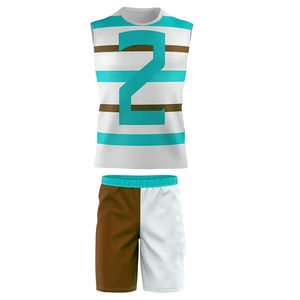 Offre spéciale, haute qualité, uniforme de football américain 7V7 personnalisé, taille XL, compression par sublimation 7on7, prix bon marché - Product Image 3