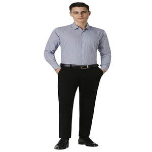 2023 hommes personnalisable coton T-Shirt à manches longues flanelle Plaid respirant été décontracté pour col Polo chemise pour adolescents - Product Image 4