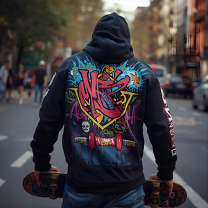 Sudadera con capucha personalizada Sudadera de lana de algodón personalizada con impresión de logotipo y opciones de etiqueta privada OEM/ODM - Product Image 6