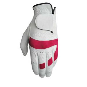 Gants de golf en cuir Cabretta personnalisés de qualité supérieure, blancs, pour homme, main gauche, respirants, toucher doux, sport - Product Image 1