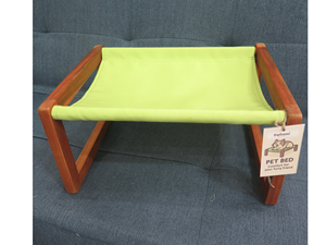 CAMA PARA MASCOTAS DE NIVEL SUPERIOR: MADERA DE CAUCHO NATURAL Y CÁÑAMO, COLORIDA Y ACOGEDORA, PLEGABLE, DISEÑO QUE AHORRA ESPACIO, PERSONALIZABLE OEM - Product Image 2