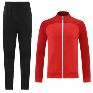 Top Quality tracksuit high quality polyester sportswear for mens zipper <b>pockets</b> design your own mens tracksuit 100% Polyester - Product Image 3