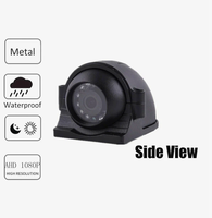 Caméra de recul AHD 1080P avec éclairage LED | Caméra dôme grand angle 12V pour système de recul de camion et bus, garantie 1 an