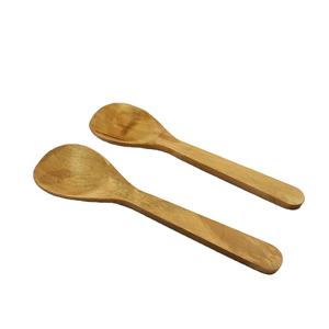 Nouveau design bois d'acacia avec poignée de couleur serveur de salade vente chaude avec des prix bon marché fabriqué par un fabricant indien - Product Image 6