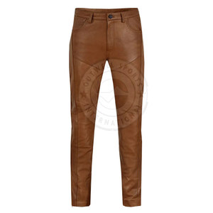 Pantalones de cuero para hombre de último diseño de calidad superior Pantalones de cuero para hombre de diseño propio al por mayor - Product Image 1