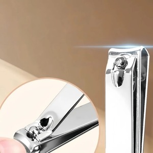 Coupe-ongles en acier inoxydable de qualité supérieure, lame droite confortable, coupe-ongles pour ongles des doigts et des pieds, design moderne - Product Image 4