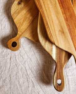 Vente en gros de planche à découper de cuisine rectangulaire en bois d'acacia massif bloc à découper en palissandre transfrontalier personnalisé approvisionnement intelligent - Product Image 4