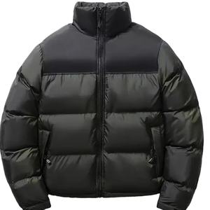 Nouvelle veste d'hiver lourde avec col à capuche support bulle conception motif décoration Style mince - Product Image 1