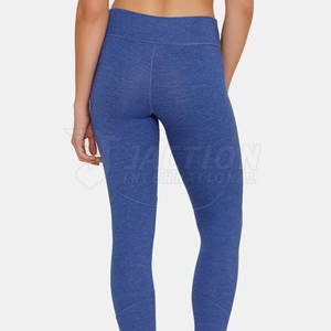 Leggings de fitness sans couture taille moyenne pour femmes Pantalon d'entraînement de style solide avec fermeture à la taille élastique Prix incroyable Yoga Activewear! - Product Image 4