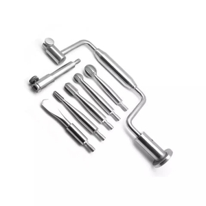 Juego de instrumentos manuales de alta calidad para neurocirugía, instrumentos para puente óseo, Hudson Brace, 3 fresas, 3 perforadores, quirúrgicos de acero inoxidable - Product Image 3
