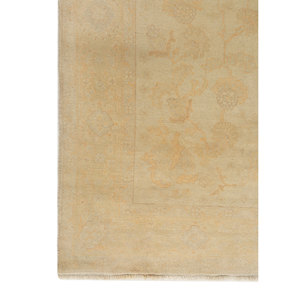 Alfombra de Lana Azul Vintage Anudada a Mano, Rectangular Grande Pae-545(Fr) para el Hogar, Alfombra de Color Sólido para Sala de Estar, Pasillo, Adolescentes - Product Image 4