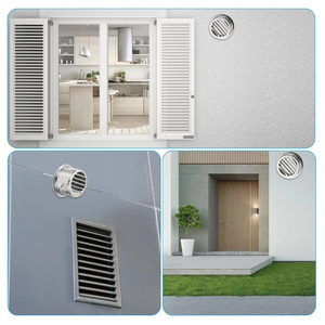 Parte del sistema HVAC, ventilación externa, <span class=keywords><strong>tapa</strong></span> <span class=keywords><strong>de</strong></span> <span class=keywords><strong>chimenea</strong></span>, cubierta <span class=keywords><strong>de</strong></span> rejilla <span class=keywords><strong>de</strong></span> ventilación, calentador <span class=keywords><strong>de</strong></span> agua, campana extractora, salida <span class=keywords><strong>de</strong></span> montaje en pared <span class=keywords><strong>de</strong></span> escape - Product Image 6