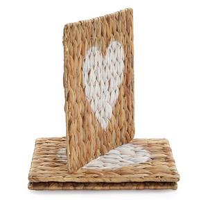 Mantel Individual cuadrado con Centro pintado decorativo Productos ecológicos Hecho en Vietnam Decoración de mesa Mantel Individual tejido al por mayor - Product Image 3