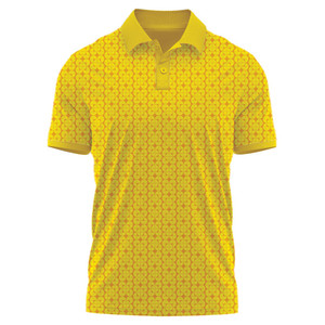 Camiseta de Golf de Poliéster Jersey Sólido Antiarrugas al por Mayor para Hombre con Logotipo Personalizado por Transferencia Térmica - Product Image 2