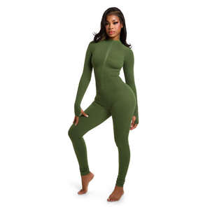 Suits 2026 Hot Utility Casual Super <b>Elasticity</b> Loungewear Women Sets <b>Fold</b> <b>Over</b> Quick Dry Long Sleeves Workout Clothes Women - Product Image 2