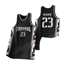 Camiseta de Baloncesto Tornado Esport Blanca y Morada Sublimada, Unisex para Adultos, de Secado Rápido, sin Mangas, Ropa Deportiva - Product Image 6