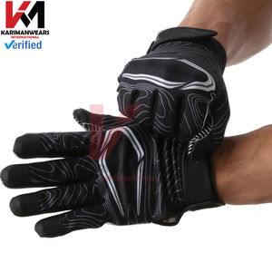 Gants de football américain professionnels personnalisés avec contrôle de la prise, vente en gros d'usine de gants de football américain - Product Image 5