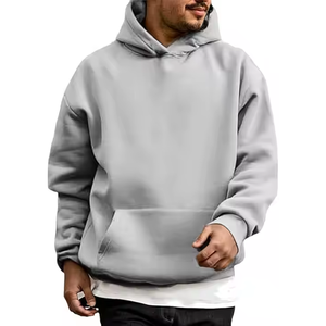 Sudadera con capucha para hombre con logotipo personalizado de tendencia 100% algodón para invierno - Product Image 1