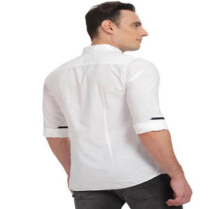 Chemises habillées anti-rides à manches longues pour hommes intelligentes et personnalisables Chemises de bureau boutonnées pour adolescents Conception respirante - Product Image 3