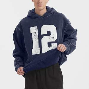 Ropa de invierno para hombres Sudaderas con capucha casuales de color sólido Sudaderas CON CAPUCHA DE MODA Sudaderas con capucha ajustadas para hombres - Product Image 4