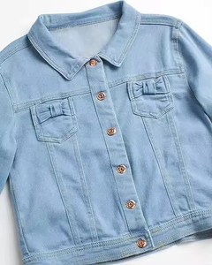 Prix d'usine vente en gros de vestes en jean personnalisées de haute qualité pour filles et garçons/saison d'hiver vêtements pour enfants - Product Image 4