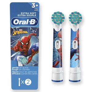 Têtes de brosse de rechange extra douces pour enfants Oral-B Marvel's Spider-Man-2ct - Product Image 3