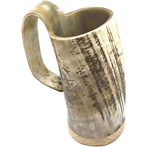 Vente en gros personnalisé Viking corne à boire chopes à bière verres naturels de la meilleure qualité idéal événements de mariage meilleur prix conception unique - Product Image 5