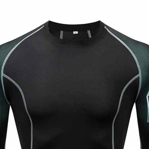 Camisetas de manga larga de alta calidad para hombre, camisetas de compresión para hombre, ropa de artes marciales, entrenamiento de boxeo, sublimación, Rashguard Masculino - Product Image 4