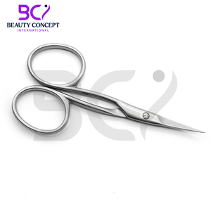 Nouvelle arrivée Ciseaux à cuticules en acier inoxydable légers et durables personnalisés lame incurvée avec pointe pointue pour les gauchers - Product Image 2