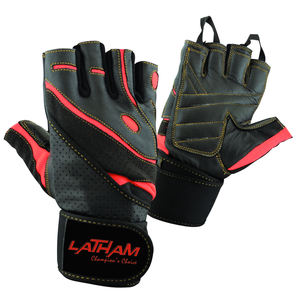 OEM personalizado guantes de levantamiento de pesas de cuero gimnasio Fitness entrenamiento deportes guantes de entrenamiento para hombres y mujeres al por mayor - Product Image 1