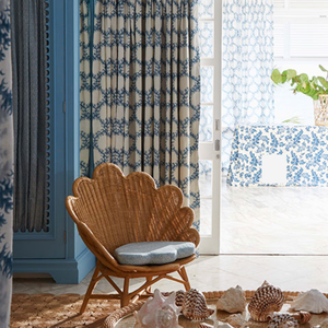 Silla de comedor de ratán Flexible, diseño moderno hecho a mano, con flores, informal - Product Image 3