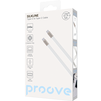 Câble de charge et de données USB-C vers USB-C Proove SilkLine 240W 5A E-Marker 1,5m
