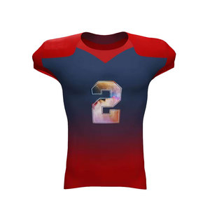 Jersey de Fútbol Americano de Fabricación Pakistaní, Jersey con Botones, Jersey de Fútbol Americano de Color Sólido - Product Image 1