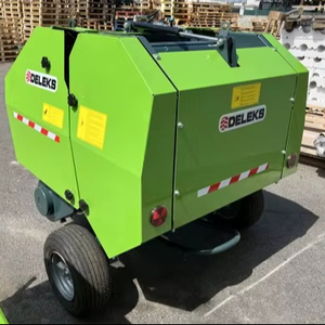 Petit tracteur de haute qualité PTO Driven Mini Baler Machine Presse à foin ronde Boîte de vitesses fournie - Product Image 2