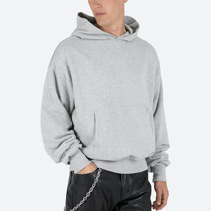 เสื้อฮู้ดแฟชั่นฤดูหนาวคุณภาพสูง แบบยูนิเซ็กส์ ผ้าฟลีซทรงโอเวอร์ไซส์ สตรีทแวร์ บุผ้าฝ้าย 100% ระบายอากาศได้ดี รับทำโลโก้ตามสั่ง OEM - Product Image 6